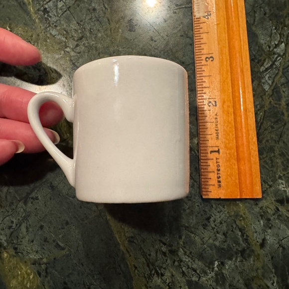 Cordon Bleu 2 Oz Porcelain Espresso/Demitasse Cups (4) and Saucers (4 ) - Picture 4 of 4